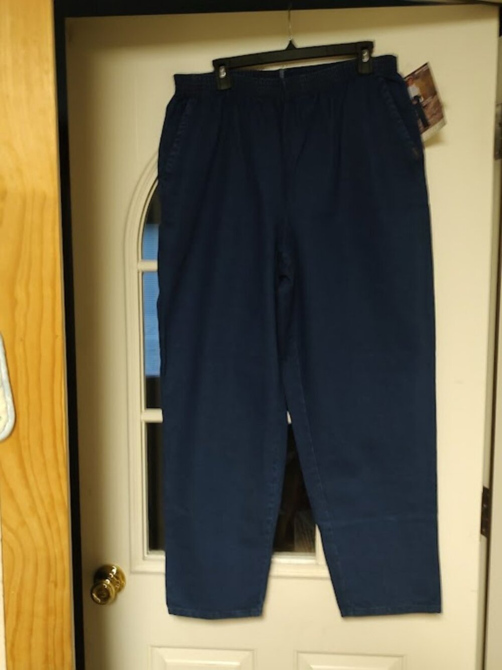 New Chic Dark Blue Pull On Jeans Size Women's 18W Petite